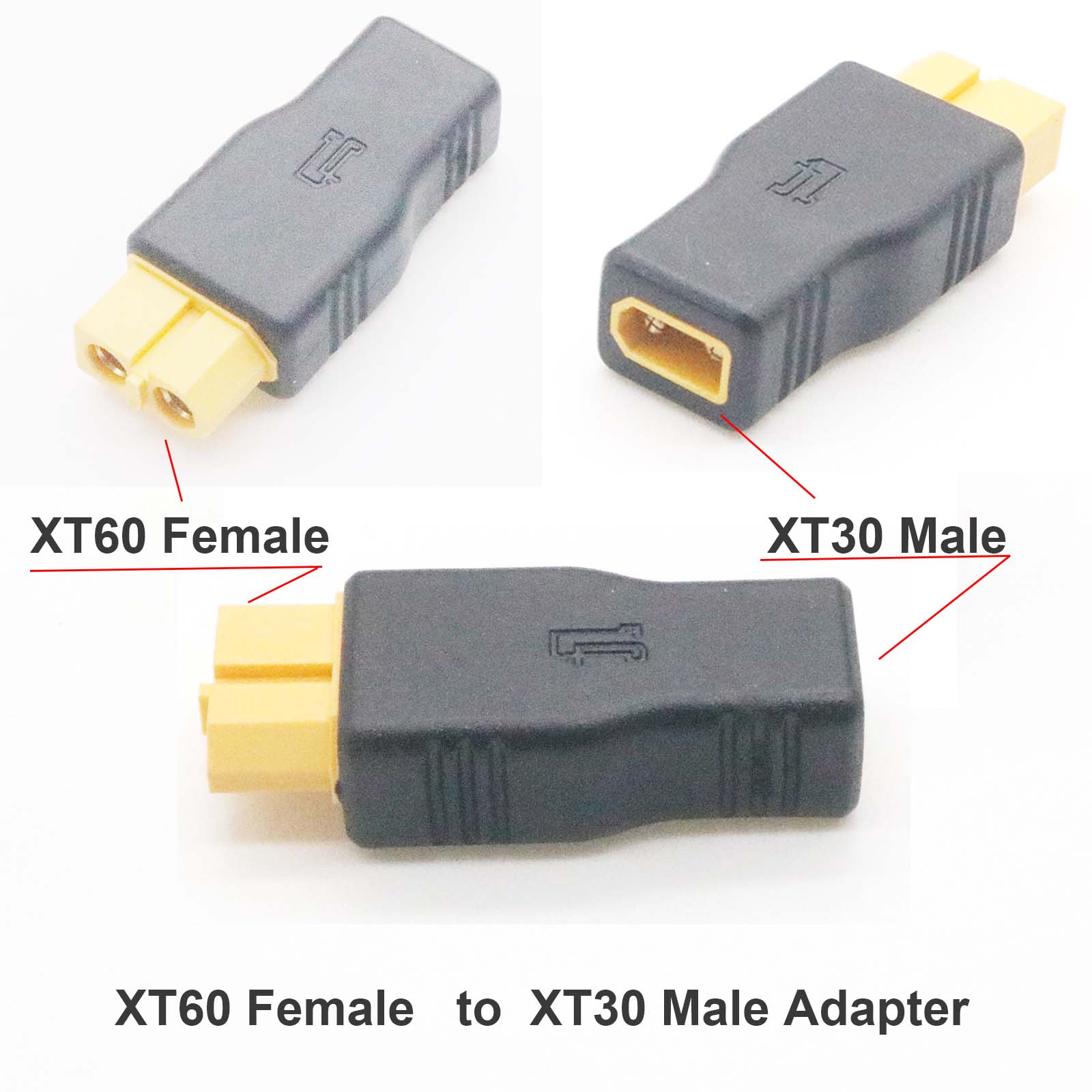 Fpv Drone Charger - XT60 Vrouwelijk naar XT30 Mannelijk snellaadadapter