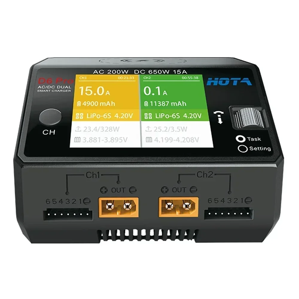 HOTA D6 Pro 200W AC/650W DC du - Fpv Drone Charger recensie en prijs