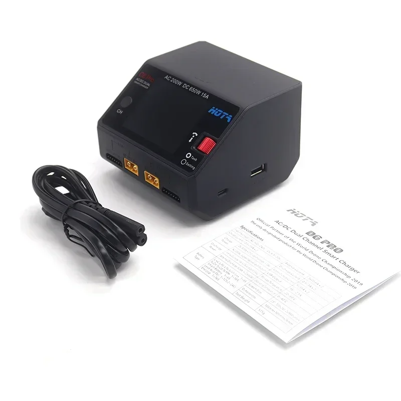 HOTA D6 Pro 200W AC/650W DC du - Fpv Drone Charger recensie en prijs